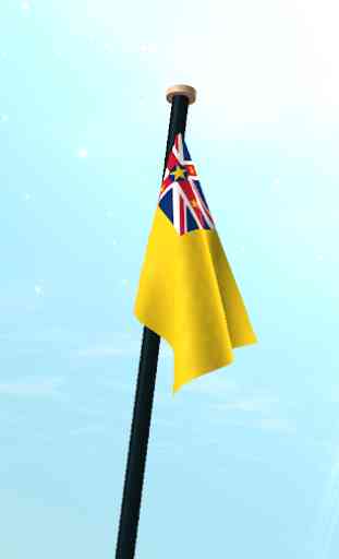 Niue Bandiera 3D Gratis Sfondi 3
