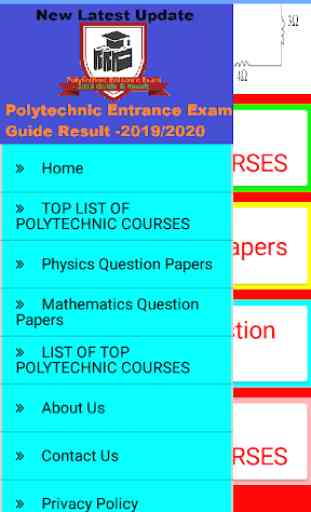 Polytechnic Entrance Exam Guide Result - 2019/2020 3