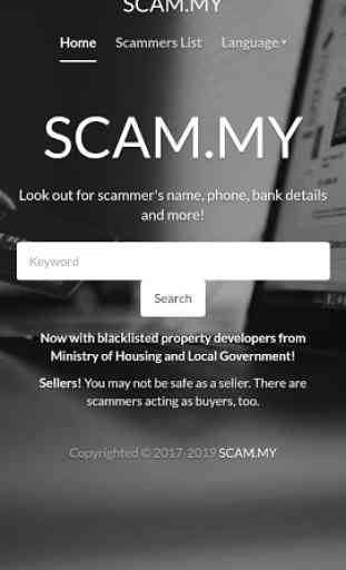 SCAM.MY - Check Scammers in Malaysia (Official) 2