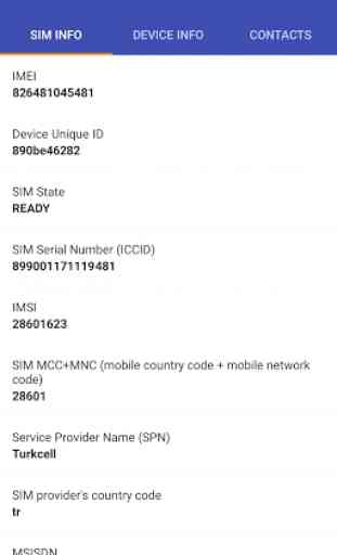 SIM Card Info 1