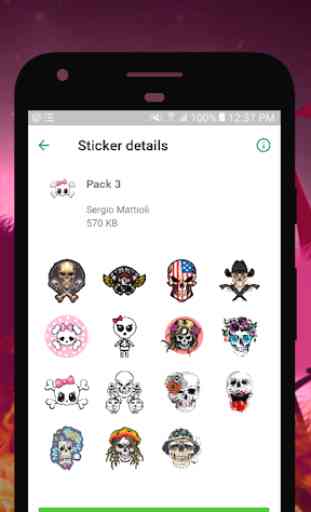 ☠️ Skull Stickers For WhatsApp (WAStickerApps) ☠️ 4