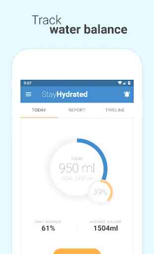 Stay Hydrated - Water tracker & drink reminder 1