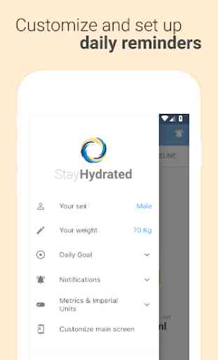 Stay Hydrated - Water tracker & drink reminder 3