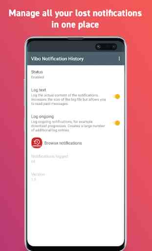 Vibo Notification history: Whats deleted messages 4