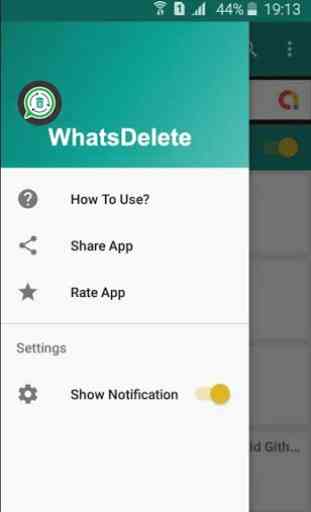 WhatsDelete: View Deleted Messages 1