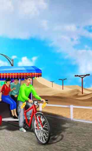Bicicletta Risciò Simulatore 2019 : gioco di taxi 2