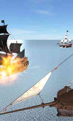 Caraibi mare fuorilegge pirate nave battaglia 3D 2