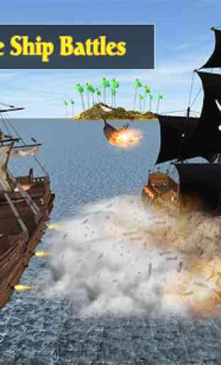 Caraibi mare fuorilegge pirate nave battaglia 3D 3