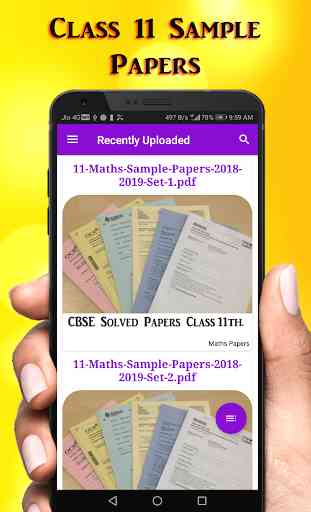 CBSE Class 11 Solved Papers 2020 Exam Topper 2