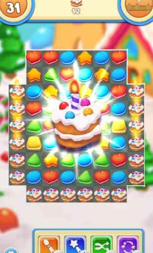 Cookie Macaron Pop : Sweet Match3 Puzzle 4