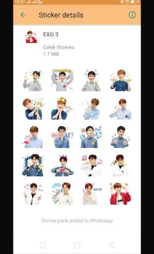 EXO WAStickerApps : Stickers for Whatsapp 3
