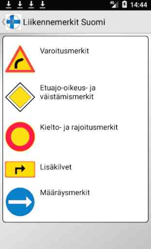 Finlandia segnali stradali 1