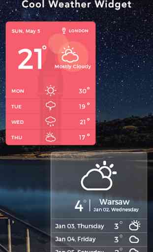 Free Live Weather on Screen 3