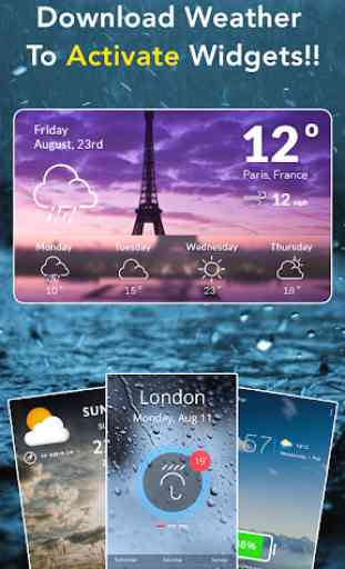 Free Live Weather on Screen 4