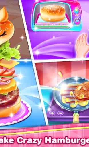 Kids Food Party - Burger Maker Food Games 2