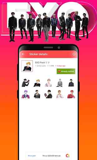 KPOP EXO Stickers for WAStickerApps 2