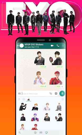 KPOP EXO Stickers for WAStickerApps 3
