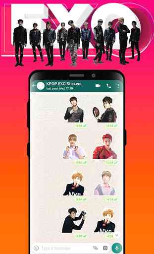 KPOP EXO Stickers for WAStickerApps 4