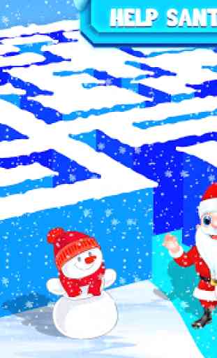 labirinto per bambini:educativo divertente Natale 4