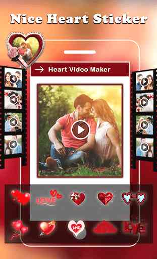 Love Heart Photo Effect Video Maker - Heart Video 4