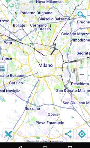 Map of Milan offline 1
