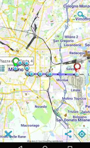 Map of Milan offline 2