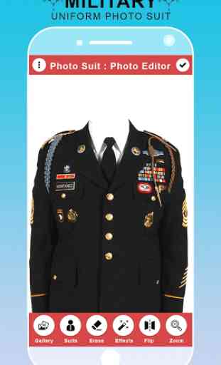 Military Uniform Photo Suit 4