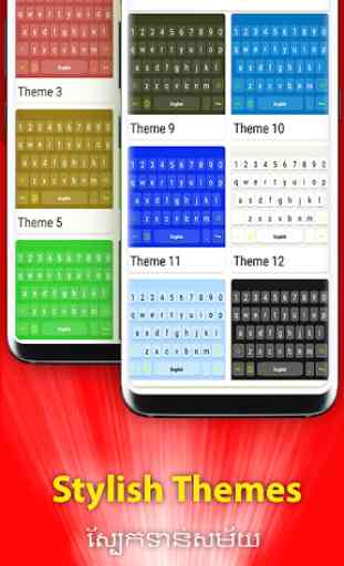 New Smart Khmer Typing Keyboard & HD Keypad Themes 4