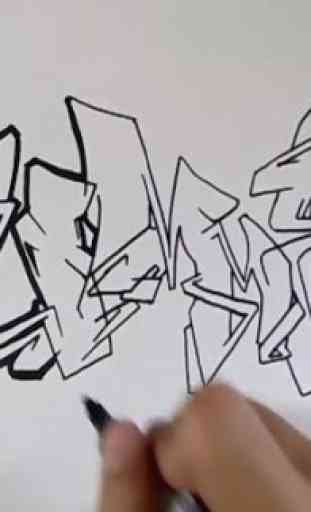 Passo dopo passo disegnando graffiti 4