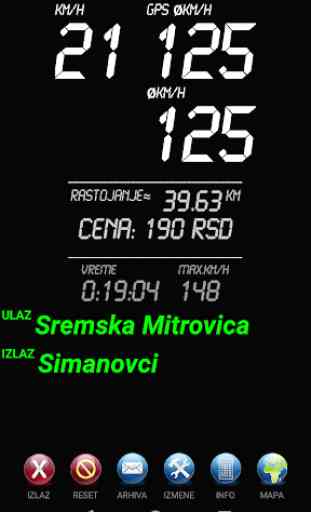 Pedaggio e controllo della velocità Serbia 2