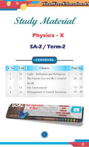 Physics class 10 SA2 2