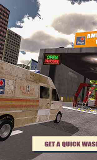 Reale Simulator Ambulance Truck Wash 2018 3