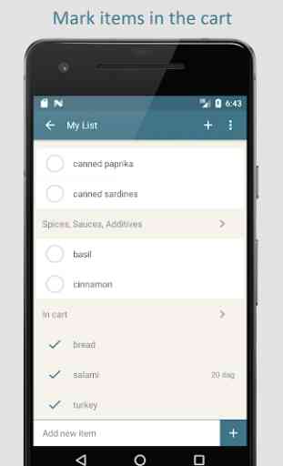 ShopTeo - grocery shopping list 3