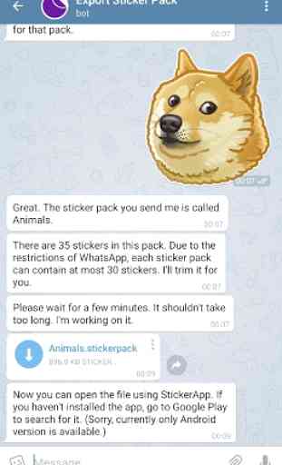 StickerApp: Telegram & LINE stickers in WhatsApp 2