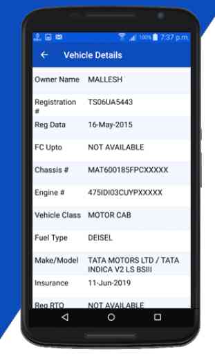 TS Vehicle Owner Details 2