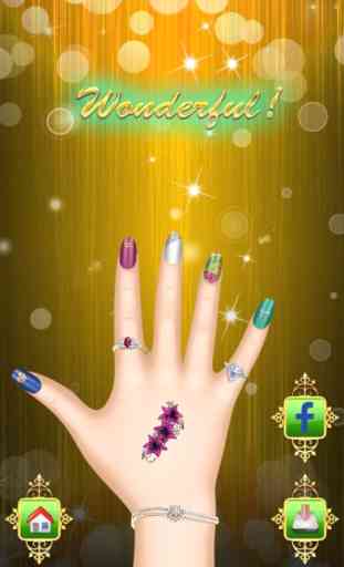 Principessa Nail Art Salon : gioco di manicure per le ragazze ! prendersi cura delle vostre unghie 4