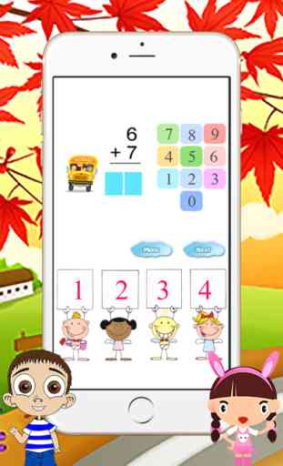 Addition : Giochi gratis matematica per bambini 2