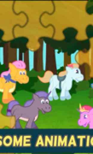 Gioco per Bambine: Puzzle con Pony per Bambine 4