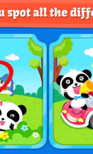 Little Panda Treasure Hunt - Find Differences Game 1