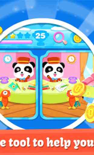 Little Panda Treasure Hunt - Find Differences Game 2