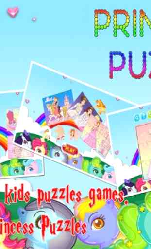 Principessa Cartoon Jigsaw Puzzle Giochi per i più 4