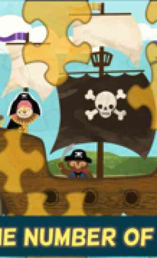 Puzzle con Pirati per Bambini – Giochi divertenti 3