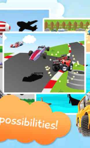 Vehicles Shadow Puzzles for Toddlers Free 1