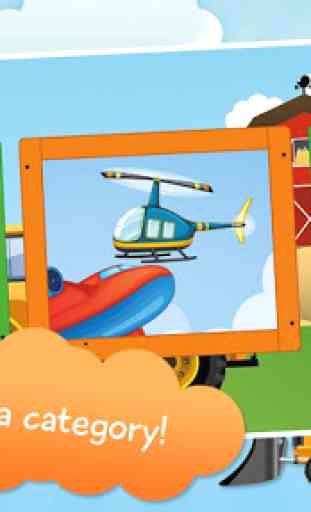 Vehicles Shadow Puzzles for Toddlers Free 2