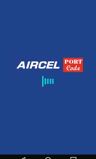 Aircel Port Code 1
