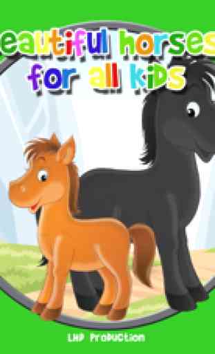 bellissimi cavalli per tutti i bambini - gioco libero 1