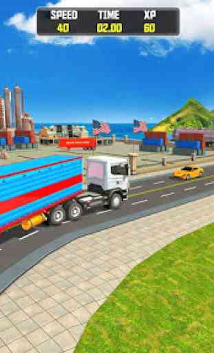 Big Oil Tanker Truck City Oil Transporter 3D 3