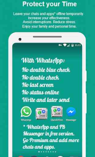Chats Offline for WhatsApp & + | Read/Write Unseen 1