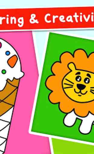 Coloring Games for Kids - Drawing & Color Book 2
