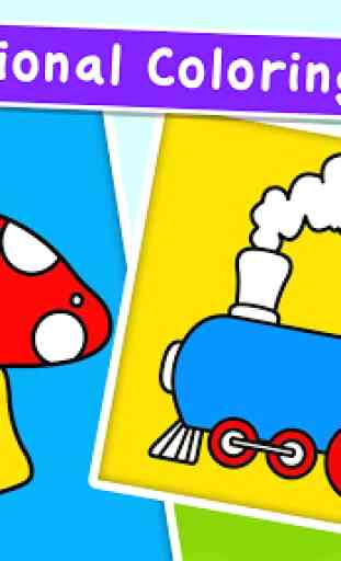 Coloring Games for Kids - Drawing & Color Book 3